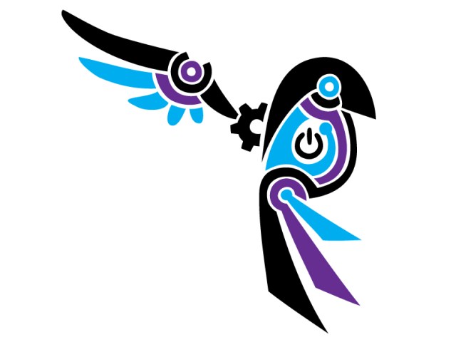 Screenprint Mechanical Bird